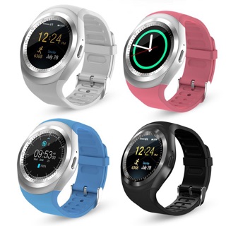 Đồng hồ thông minh đa chức năng Y1 mặt tròn mới nhất (Hỗ trợ tiếng Việt)-TẶNG DÂY CÁP SẠC CAO CẤP