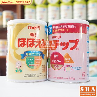 Sữa Meiji 0 & 1-3 (800g) nội địa Nhật Bản