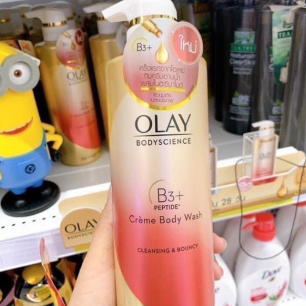 Sữa Tắm OLAY B3+ Dưỡng Trắng Da, Cấp Ẩm Và Đàn Hồi Cho Da - Chai 500ml