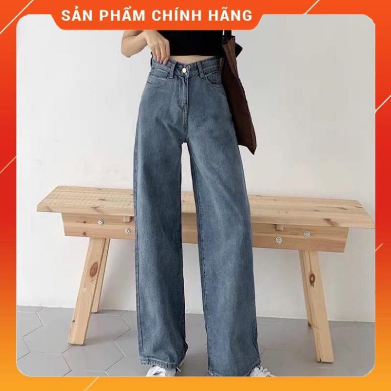 QUẦN ỐNG RỘNG SIMPLE JEAN CHẤT LIỆU JEN KHÔNG GIÃN -v1