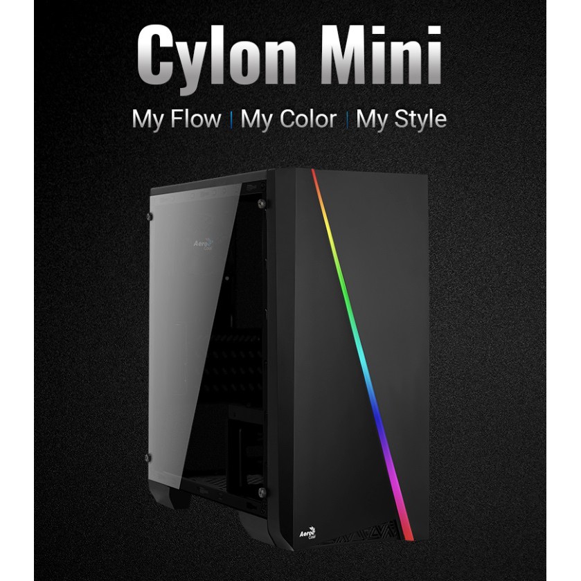 Case máy tính Aerocool Cylon Mini (Acrylic Window)