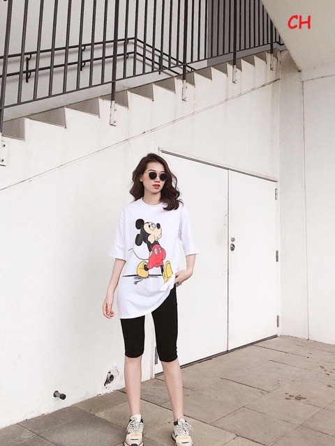 [FREESHIP ĐƠN TỪ 50K] Bộ lửng nữ in chuột Mickey COH0320 1