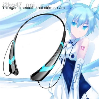 ❍Tai nghe hoạt hình Tai nghe in-ear đa năng chạy hai chiều Hatsune Miku Tai nghe Bluetooth thể thao