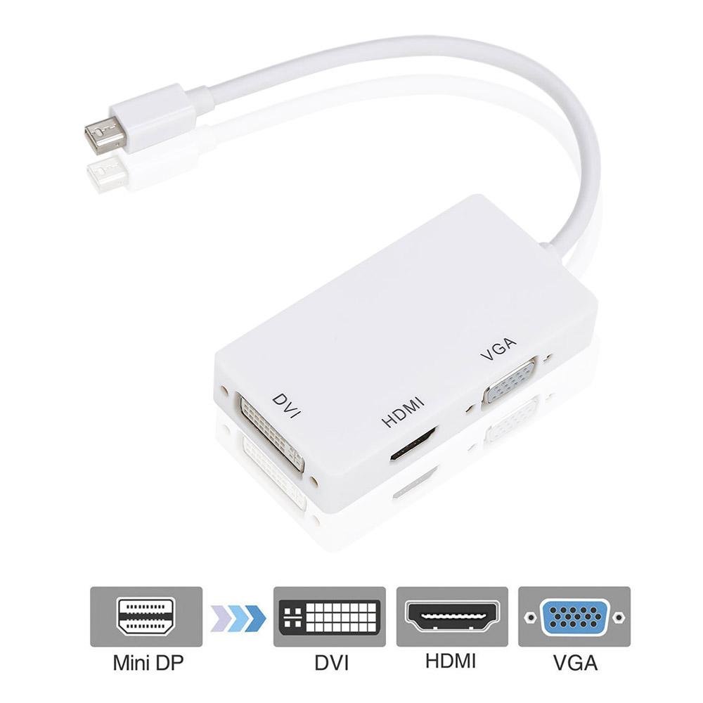 Mini Display Port To HDMI / DVI / VGA Adapter Cable
