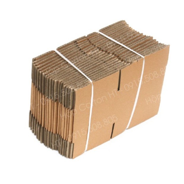 15x12x10 Combo 10 hộp carton, thùng giấy cod gói hàng, hộp bìa carton đóng hàng giá rẻ