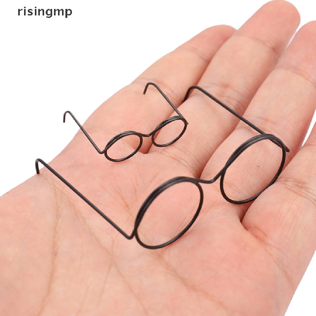 Mắt Kính Không Gọng Tròn Thời Trang Dành Cho Búp Bê ♨Trên đó