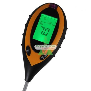 Máy đo độ PH, độ ẩm đất, đo ánh sáng, nhiệt độ 4 trong 1