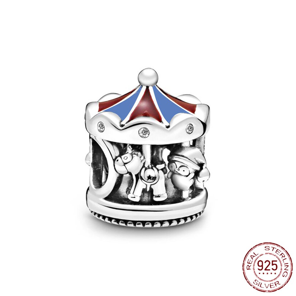 Hạt charm bạc 925 thiết kế thời trang nhiều mẫu mã thích hợp cho vòng tay Pandora
