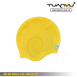 Mũ bơi whale cap-1100 có tai