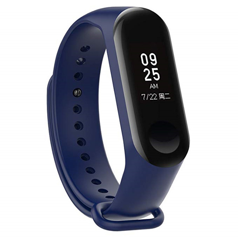 Dây Đeo Thay Thế Chất Liệu Silicon Màu Trơn Cho Xiaomi Mi Band 3 / Mi Band 4 / Mi Band 3 / Mi Band 4 / Mi Band 5