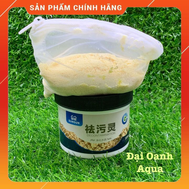 Vật Liệu Lọc SunSun Purigen (500ml và 220ml) Làm Trong Nước Bể Cá- Có Sẵn Túi Đựng