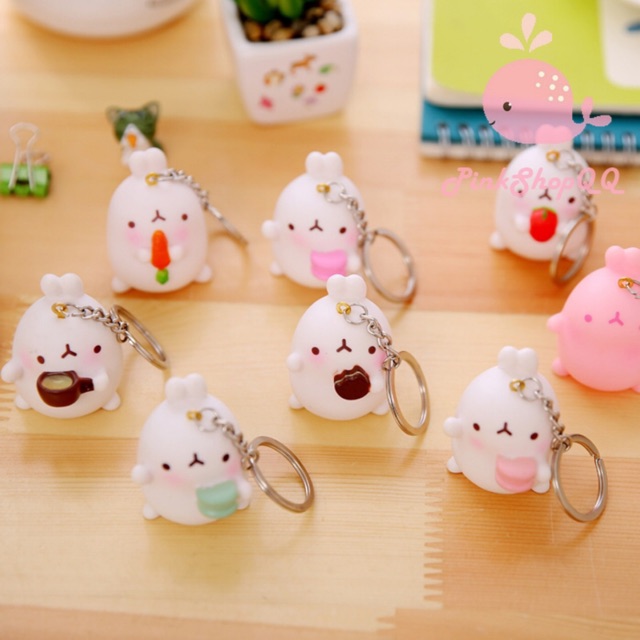 Móc khoá Thỏ molang cute