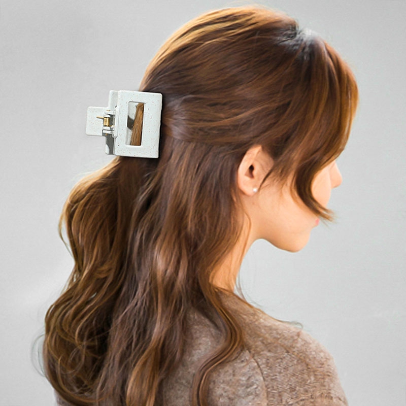 Kẹp tóc hình vuông độc đáo xinh xắn