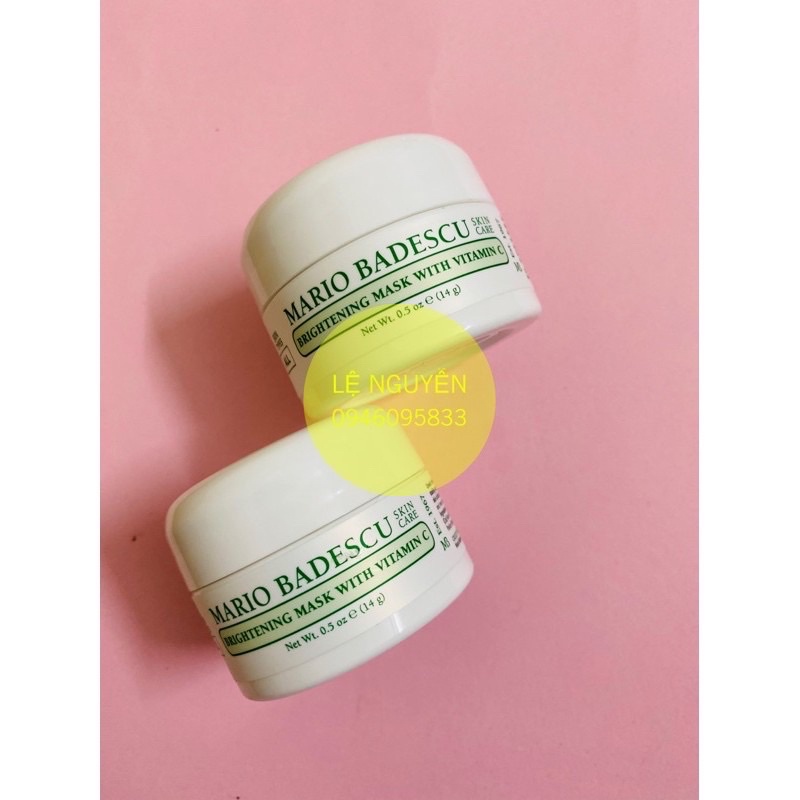 (Bill mỹ 🇺🇸) mặt nạ trắng da vitaminc #mariobadescu