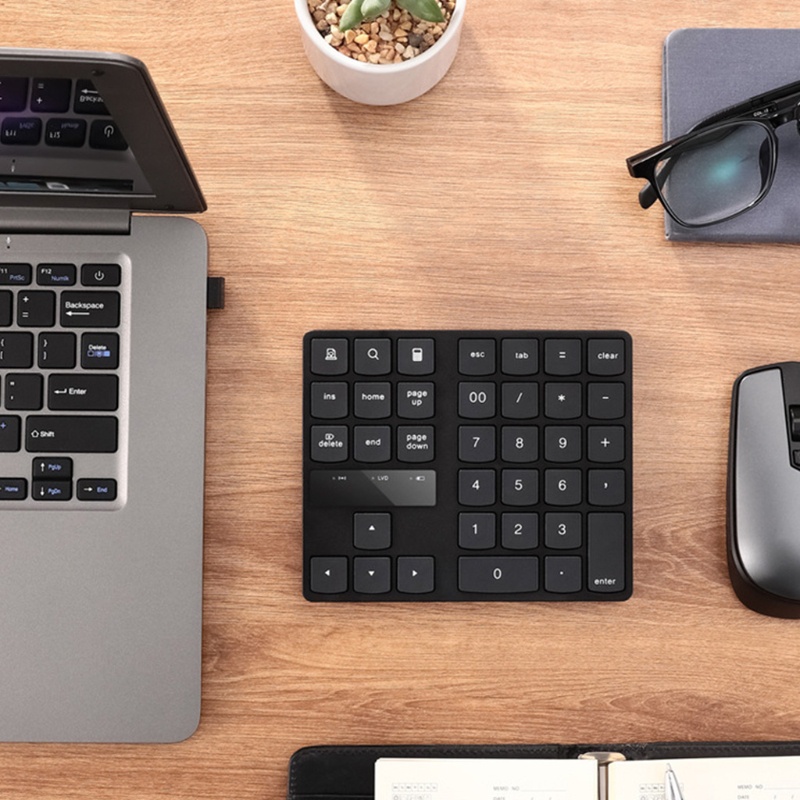 Bàn Phím Số Không Dây USB 2.4G 35 Phím Kỹ Thuật Số Chuyên Dụng Khi Đi Du Lịch