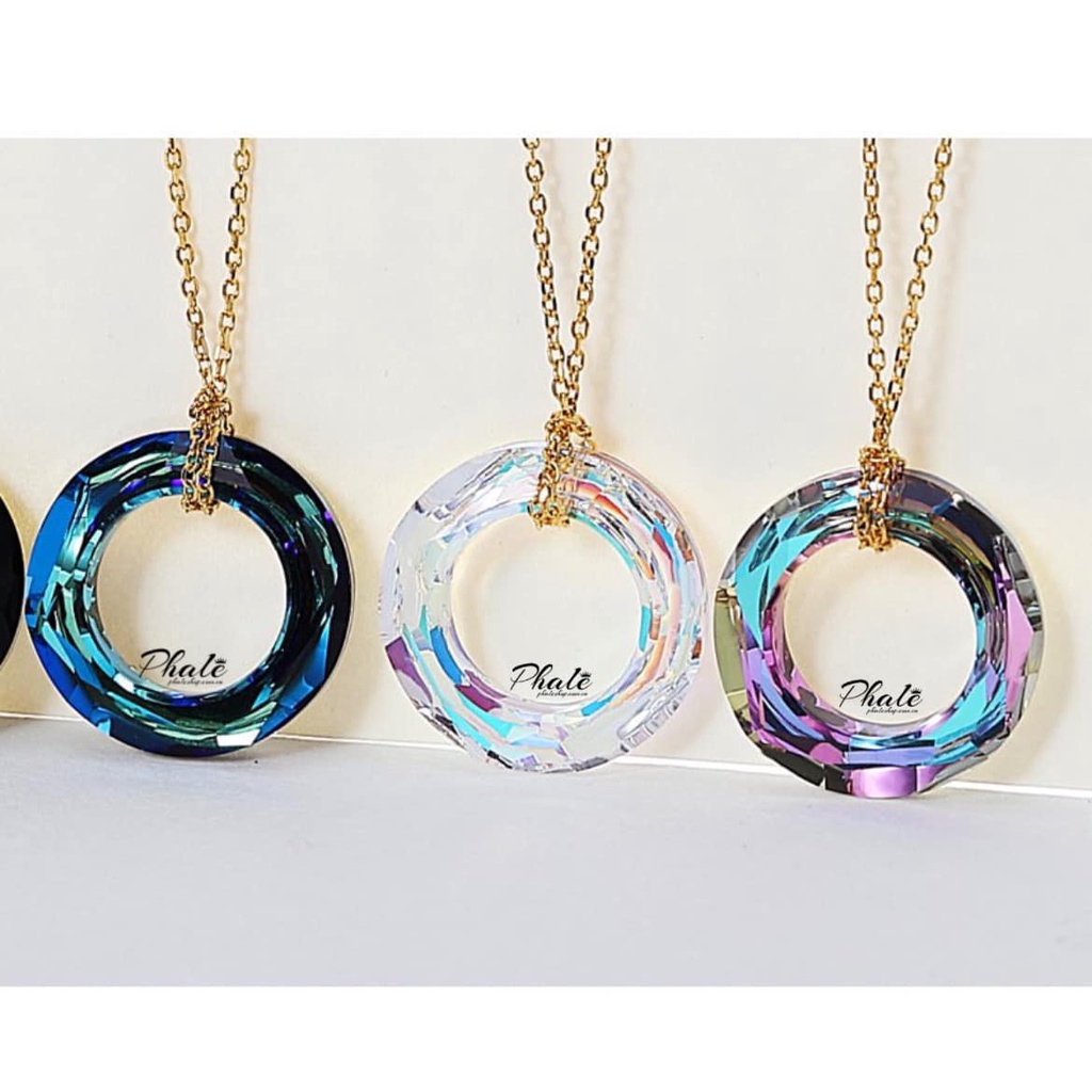 Mặt Dây Chuyền Pha Lê Swarovski Hình Tròn S20mm