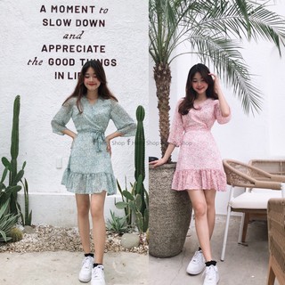 Đầm chéo ngực đuôi cá