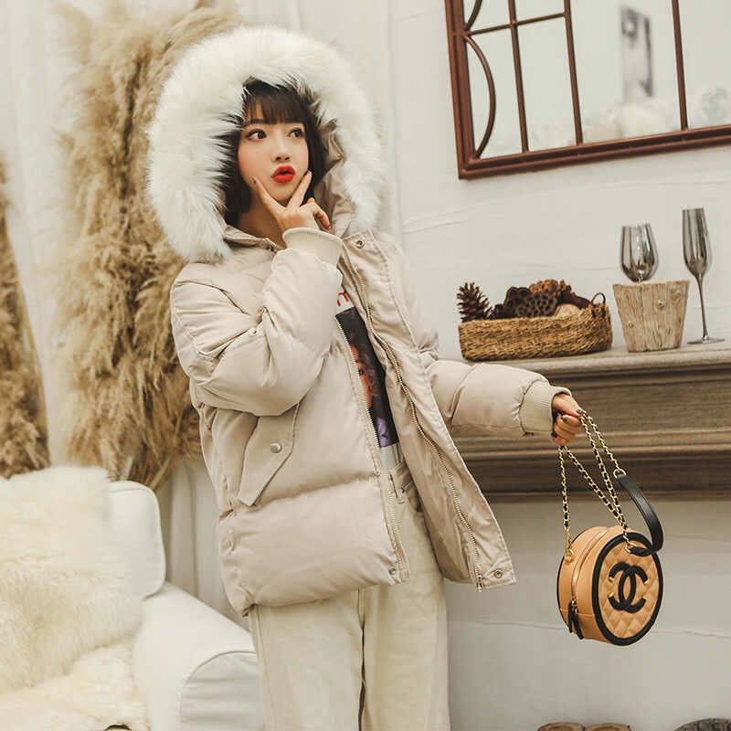 Áo phao nữ màu đen kem phong cách hàn quốc hàng quảng châu cao cấp YAP1 | BigBuy360 - bigbuy360.vn