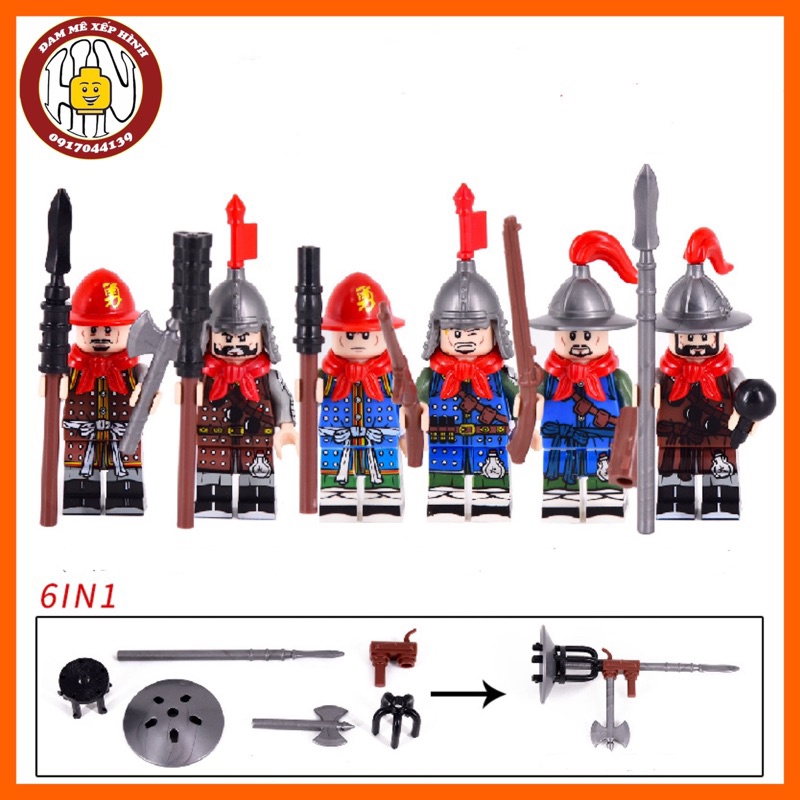 Đồ chơi xếp hình - Minifigure Trung Hoa - Lính nhà Minh - Hàng cao cấp - KT1060 ( nonlego ) !