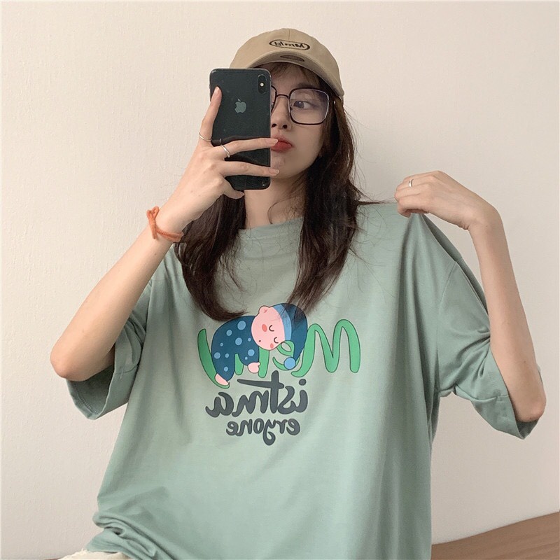 ÁO THUN sleep GIÁ SỈ PHÔNG NAM NỮ TAY NGẴN VÀ LỠ GIA ĐÌNH CẶP ĐÔI CÓ SIZE TRẺ EM CHO BÉ TRAI GÁI UNISEX GIÁ RẺ