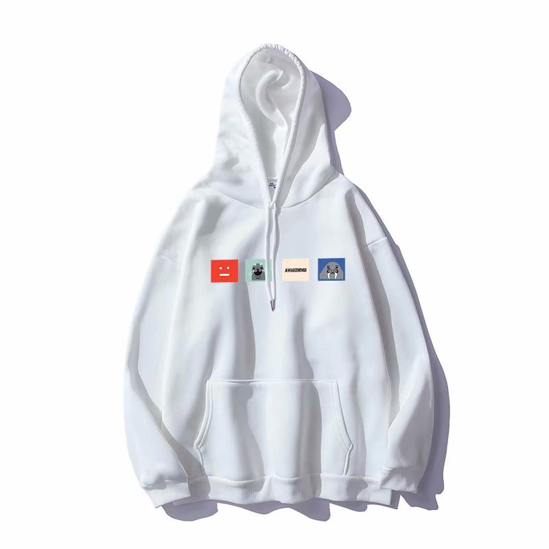 Áo hoodie tay dài dáng rộng thời trang mùa thu cho nam giới | BigBuy360 - bigbuy360.vn