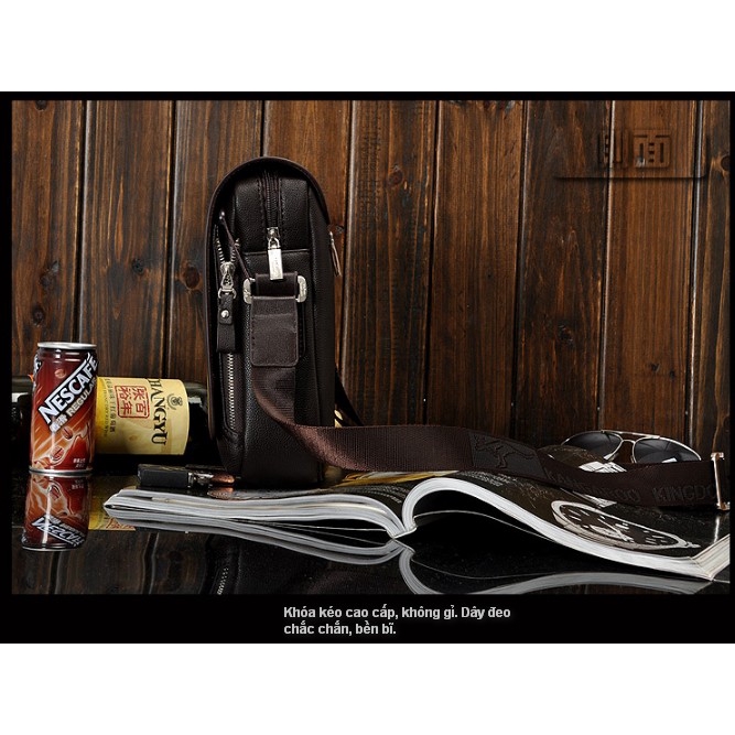 Túi đeo chéo Kangaroo nam cao cấp vừa Ipad KDR-TDC028 KODOROS | BigBuy360 - bigbuy360.vn