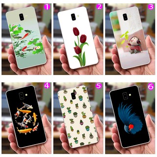 Ốp Lưng Samsung J6 Plus (2018) (Dẻo) - Cá Ao Sen