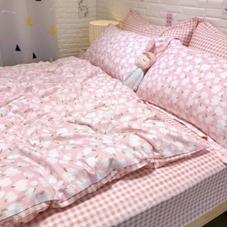 Bộ chăn ga cotton poly nhập