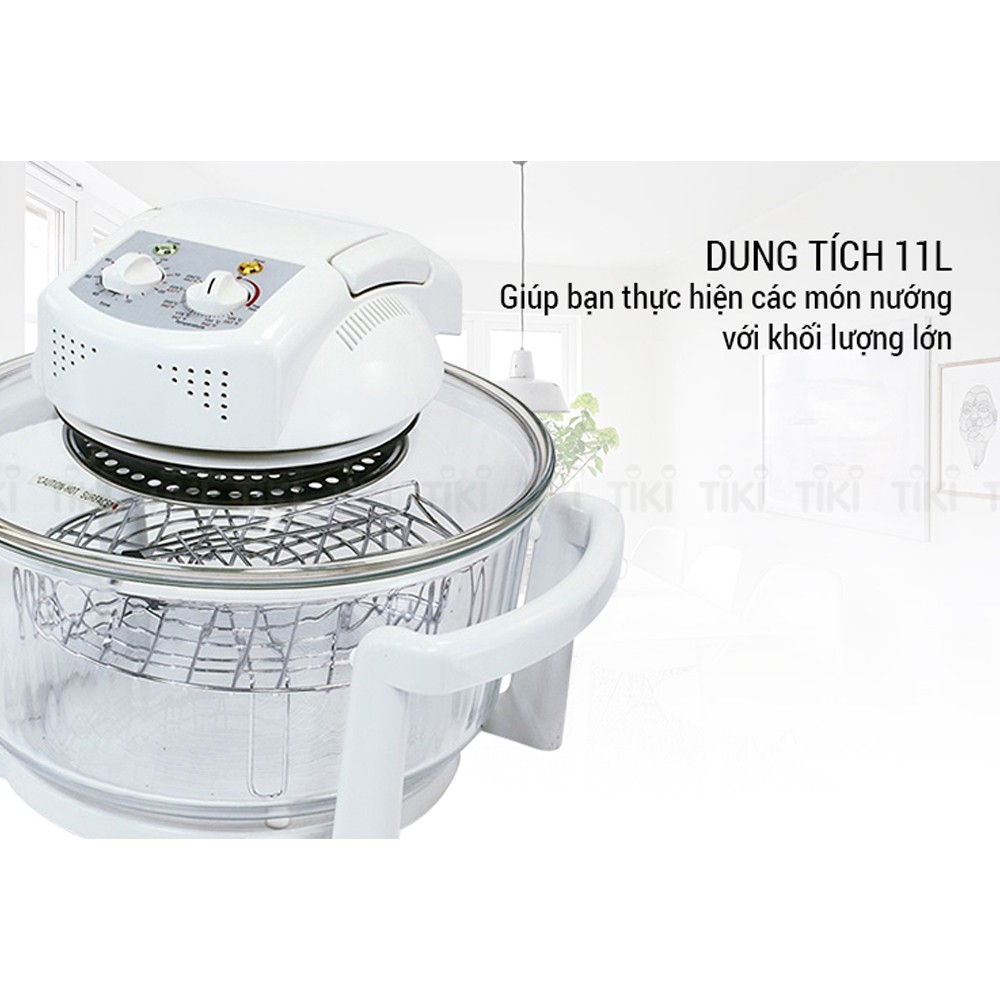 Lò nướng thủy tinh Tiger Queen AX-737M - 11 lít