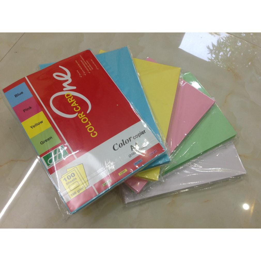 Bìa màu A4 One ĐL160gsm