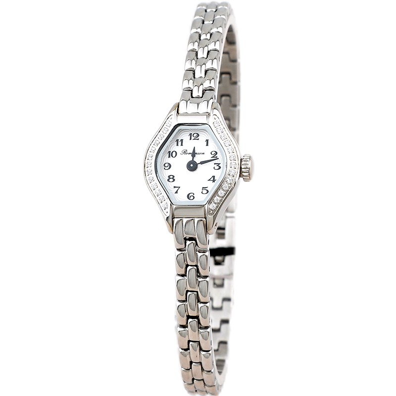 Đồng hồ Romanson Watch PA4232QLWWH mặt nhỏ kính chống xước máy Thụy Sĩ chống nước dây thép cao cấp chính hãng