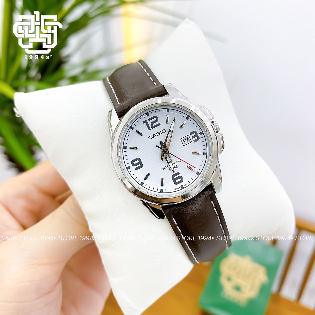 Đồng hồ nữ Casio LTP-1314L-7A dây da, chống nước, hàng chính hãng