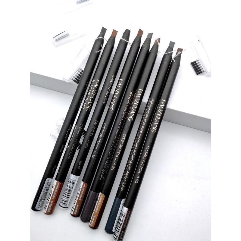Chì Xé Kẻ Mày Haozhuang Cứng Phẩy Sợi Eyebrow Pencil