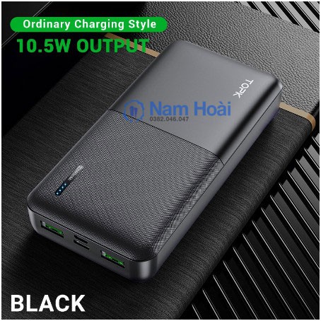 Sạc Dự Phòng TOPK I2009 20000mAh Cổng USB Kép Thiết Kế Nhỏ Gọn Tiện Lợi Cho Xiaomi Samsung iPhone Hawei