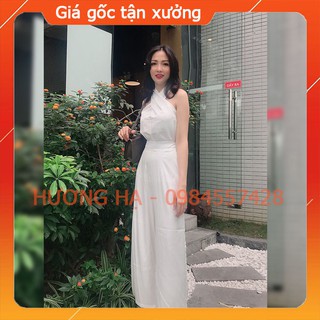 Jum cổ chéo chất lụa