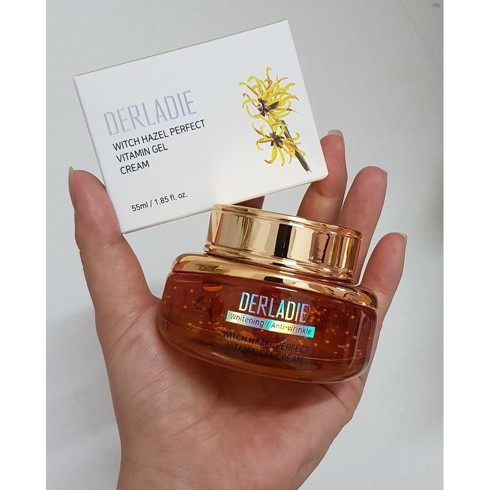 Kem dưỡng ẩm giảm mụn, mờ thâm phục hồi da Derladie Perfect Vitamin Gel Cream 55ml