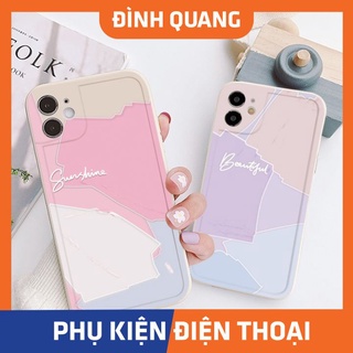 Ốp lưng iphone viền nổi BVC sun shine 6/6plus/6s/6splus/7/7plus/8/8plus/x/xr/xs/11/12/pro/max/plus/promax - ĐQ Store