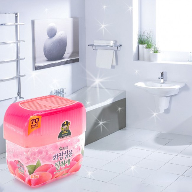 [ Hộp Sáp Thơm Phòng Khử Mùi Nhà Vệ Sinh] Sáp thơm nhà tắm Hàn Quốc Sandokkaebi khử mùi toilet 300gr AROMA CARE