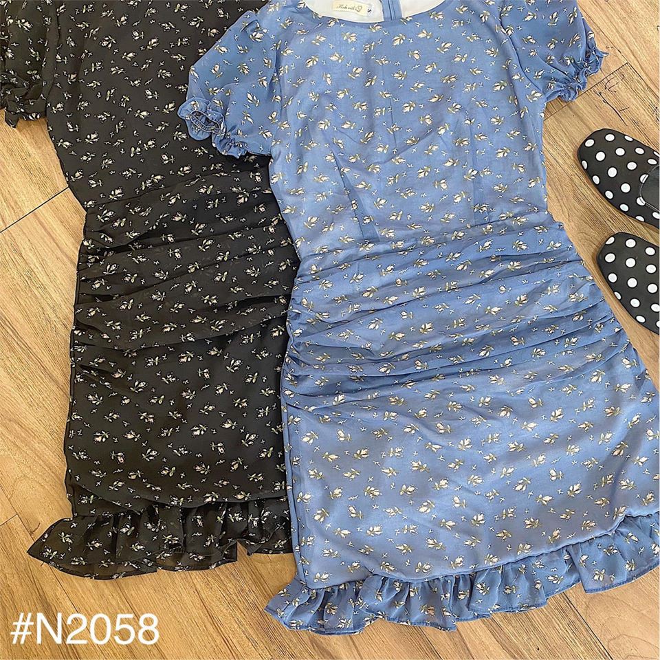 [ ẢNH THẬT TRẢI SÀN ] ĐẦM VOAN ÔM HỌA TIẾT HOA XINH TƯƠI KÈM LÓT DẦY DẶN - COCO DRESS | BigBuy360 - bigbuy360.vn