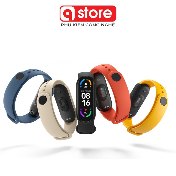 Dây Đeo Thay Thế Cho Miband 6, Miband 5, Dây Đeo Cao Su Cho Vòng Đeo Tay Xiaomi Miband 6