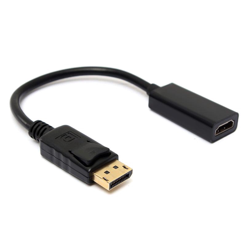 🌈NG Bộ chuyển đổi cáp DisplayPort DP Nam sang HDMI Bộ chuyển đổi cổng hiển thị cho máy tính xách tay