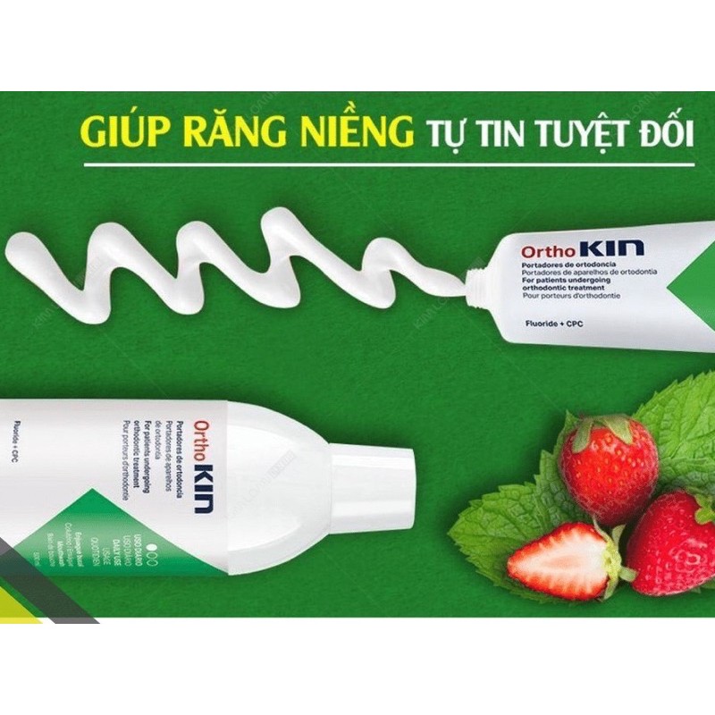 Nước Súc Miệng Orthokin Ortho Kin cho răng niềng 500ml