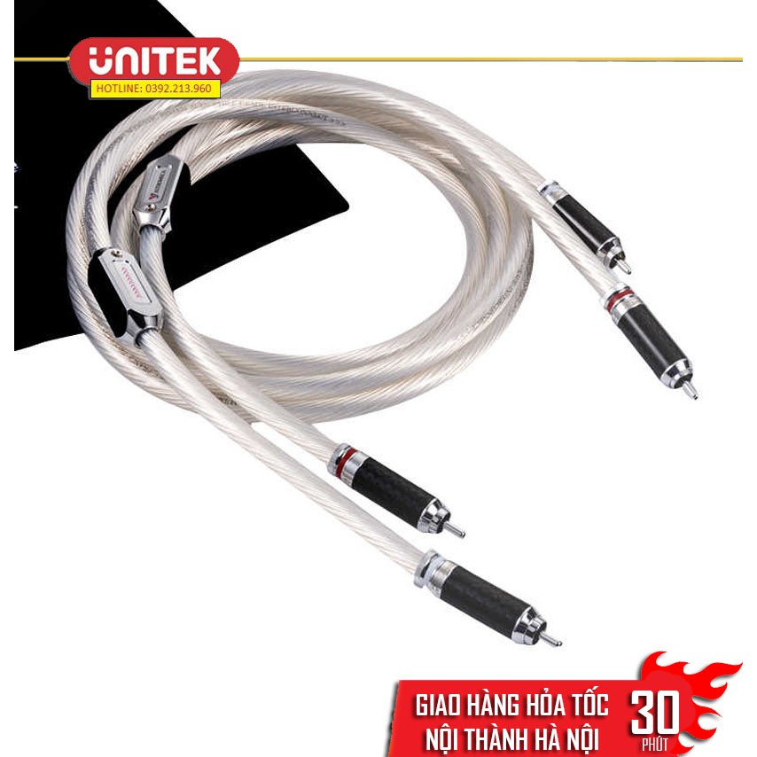 Dây Tín Hiệu Âm Thanh RCA Bạc Stering AUDIOMECA SW-1290 Tặng Kèm Túi Nhung Cao Cấp