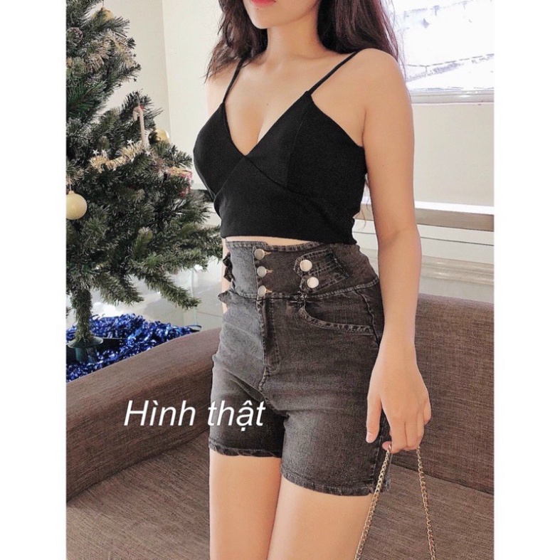 Áo bra có mút ngực vải cát hàn - z8Uz33