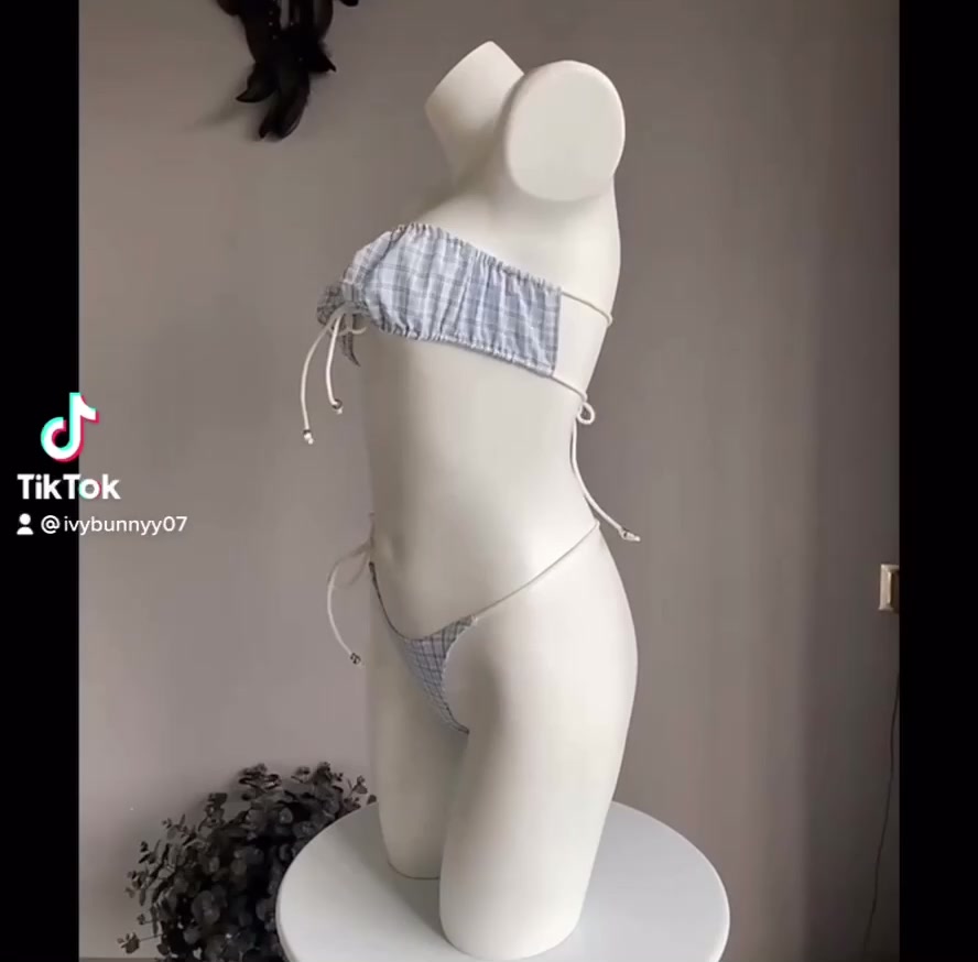 Set bikini nhiều màu caro đáng yêu NY008 | BigBuy360 - bigbuy360.vn