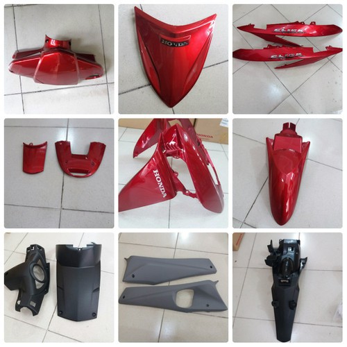 DÀN ÁO CLICK 110 ZIN CHÍNH HÃNG HONDA - DÀN ÁO CLICK 110 ĐỎ TƯƠI