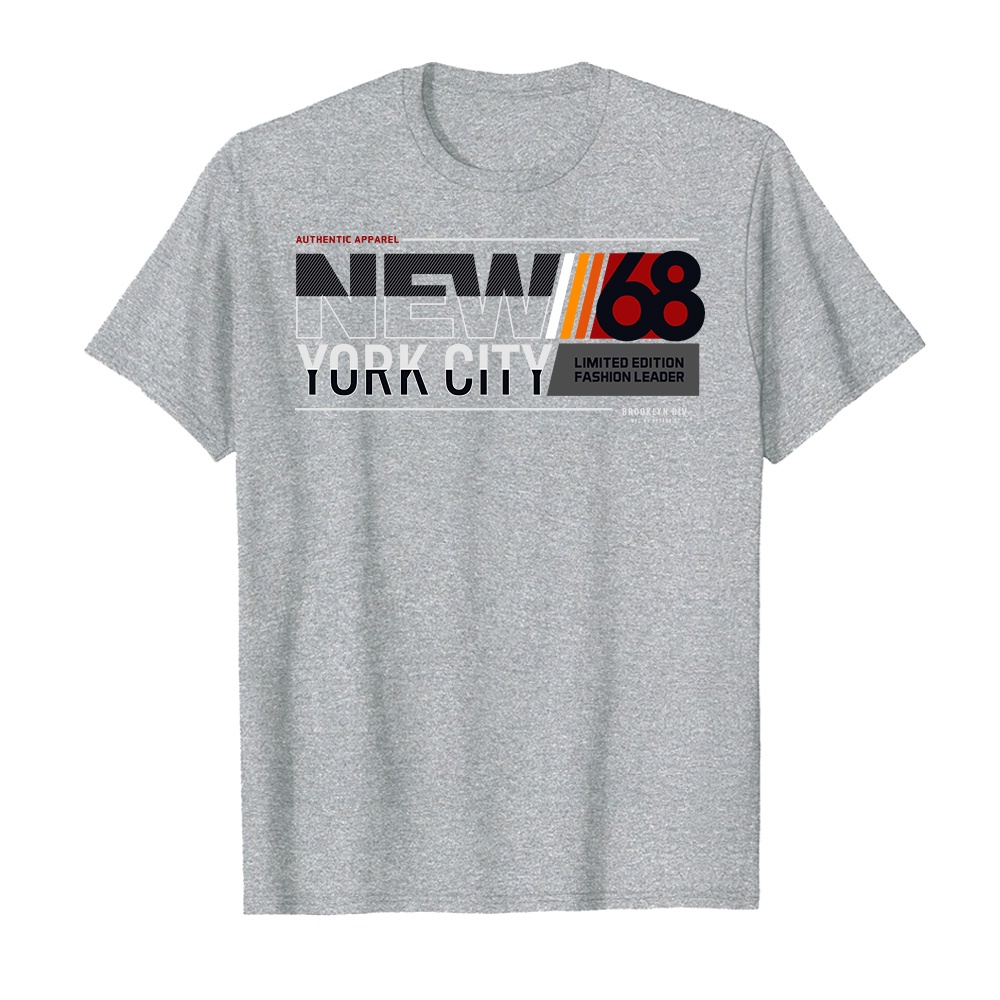 Áo thun cotton unisex HTFashion in hình new york city 14206