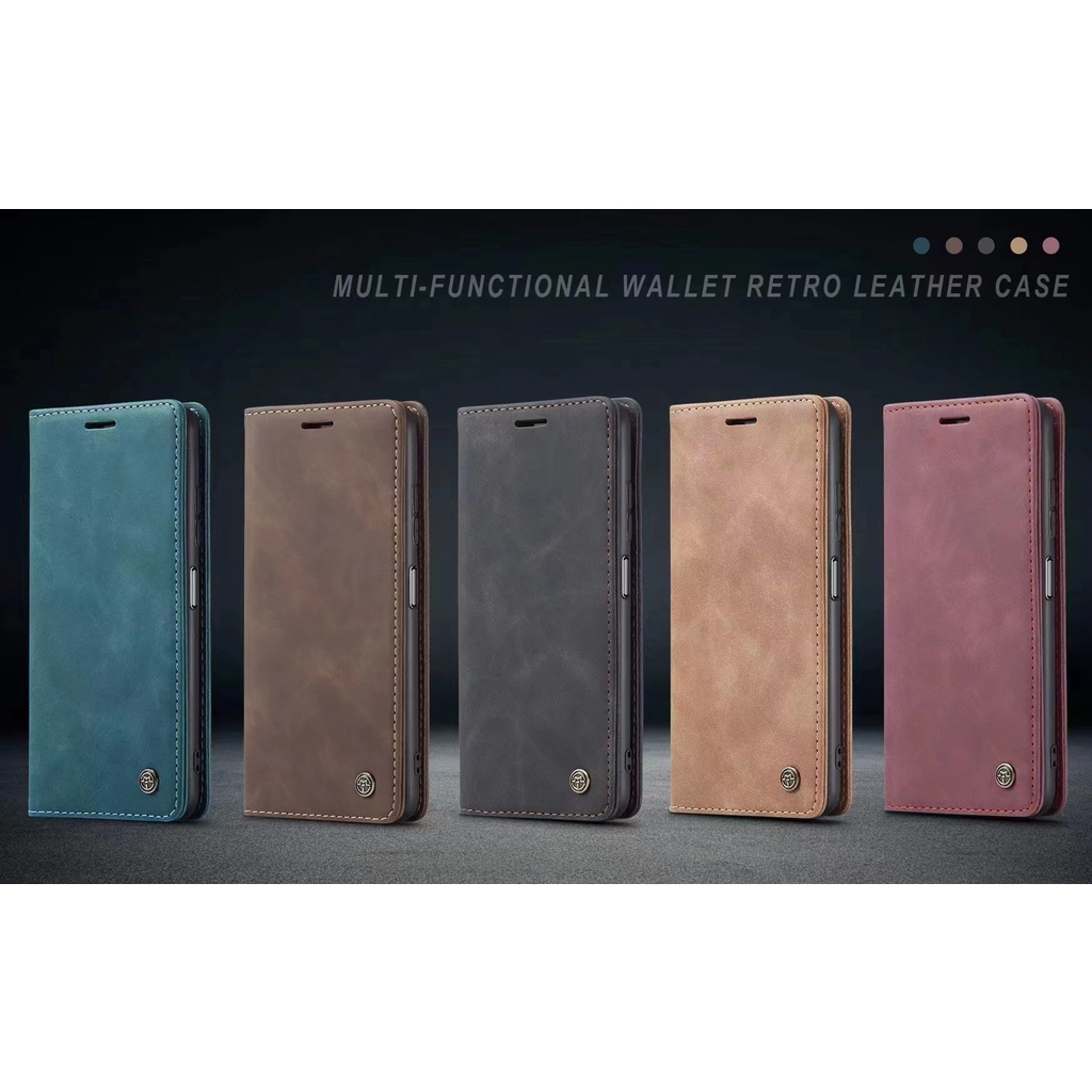 Bao Da Điện Thoại Nắp Lật Kèm Ngăn Đựng Thẻ 5 Màu Cho Samsung Note 20 ULTRA Note 10 Plus M10 M20 M30S M31 M51 S20