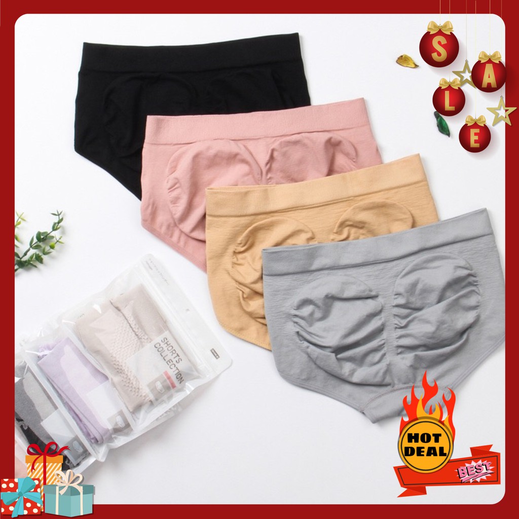 Quần lót nữ xuất nhật nâng mông, gen bụng, kháng khuẩn chất cotton co giãn 4 chiều- Siberi | BigBuy360 - bigbuy360.vn