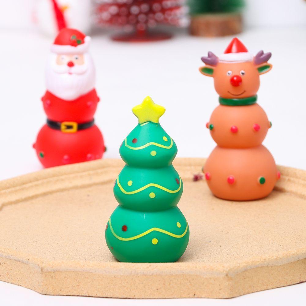 WTTLE Đồ Chơi GặM HìNh Ông Già Noel Cho Thú Cưng